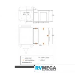 Vango Montelena 330 Caravan Air Awning 9 Vango Montelena 330 Caravan Air Awning