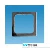 RV MEGA Electrical & Lighting C-Line Single High Gloss Faceplate - Chrome