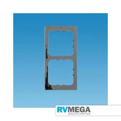 RV MEGA C-Line Double High Gloss Faceplate - Chrome