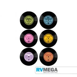 MOANA RD Giftware & Apparel Moana Road Coasters - Kiwi Record Set Of 6