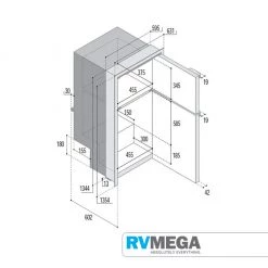 Vitrifrigo 230ltr 12/24/230V Compressor Fridge Freezer DP2600i N Essential Items
