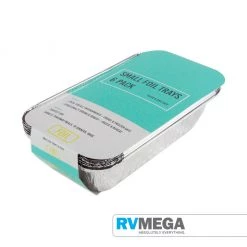 RV MEGA Cooking & Dining Foil Tray Small With Lid 6 Pack - In Srt