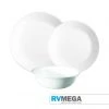 RV MEGA Corelle Vitrelle® 12pcs Dinner Set - White