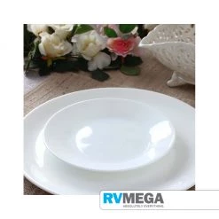 RV MEGA Corelle Vitrelle® 12pcs Dinner Set - White