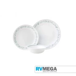 RV MEGA Corelle Vitrelle® 12pcs Dinner Set - Flower