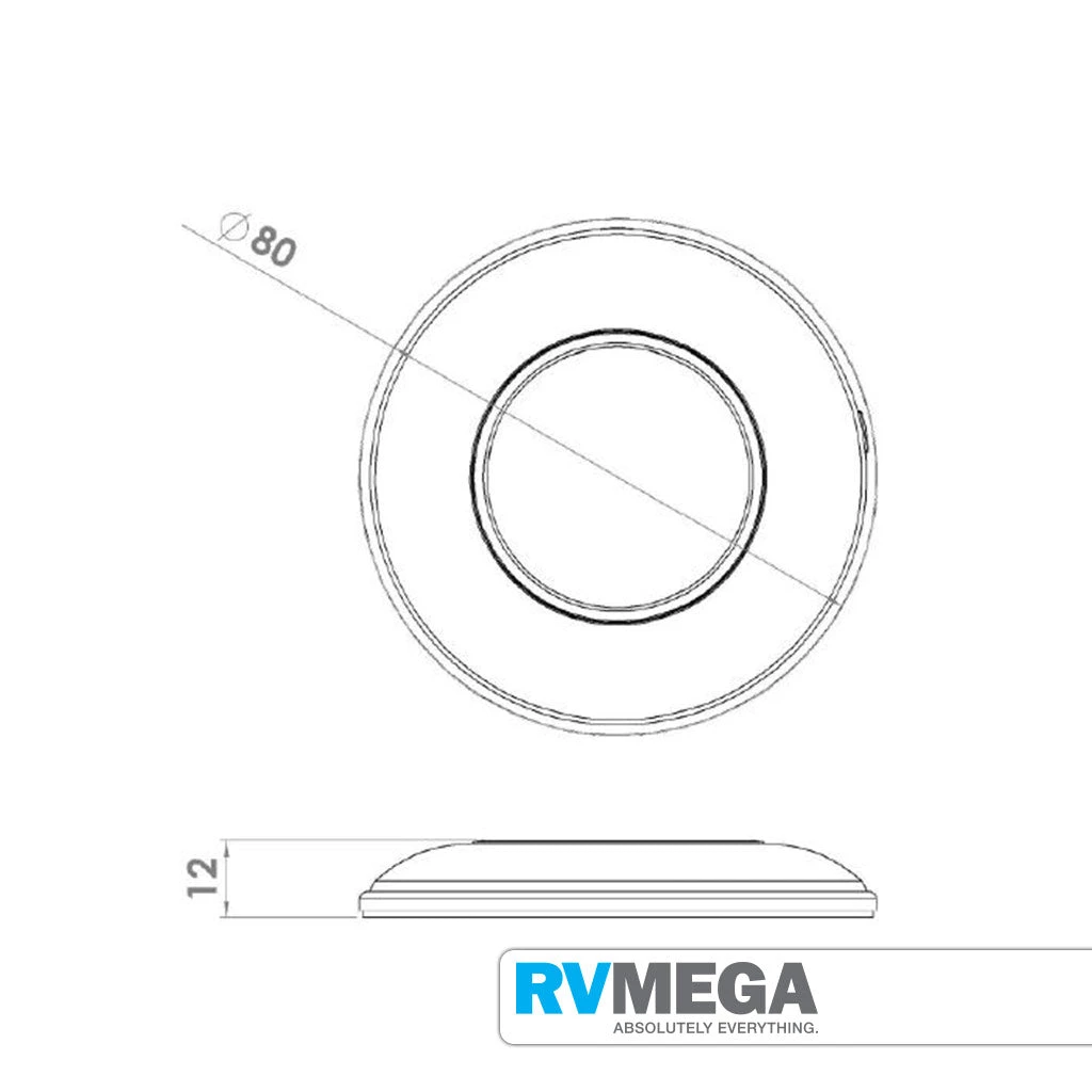 RV MEGA White Interior LED Light 12/24V COOL WHITE - NO SWITCH Electrical & Lighting 4 RV MEGA White Interior LED Light 12/24V COOL WHITE - NO SWITCH Electrical & Lighting