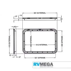 Coast External Locker Door No 3 BLACK Renovation & New Build Hardware