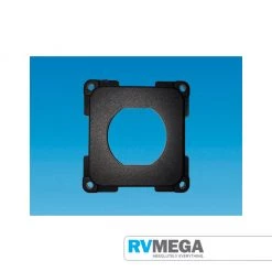 RV MEGA C-Line Twin USB Socket & Mounting Plate 2 X 2.4 Amp - Black
